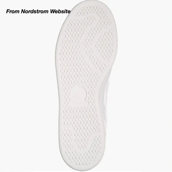 GUC: ADIDAS STAN SMITH SNEAKER IN WHITE AND FAIRWAY GREEN (5.5) - Picture 7 of 14